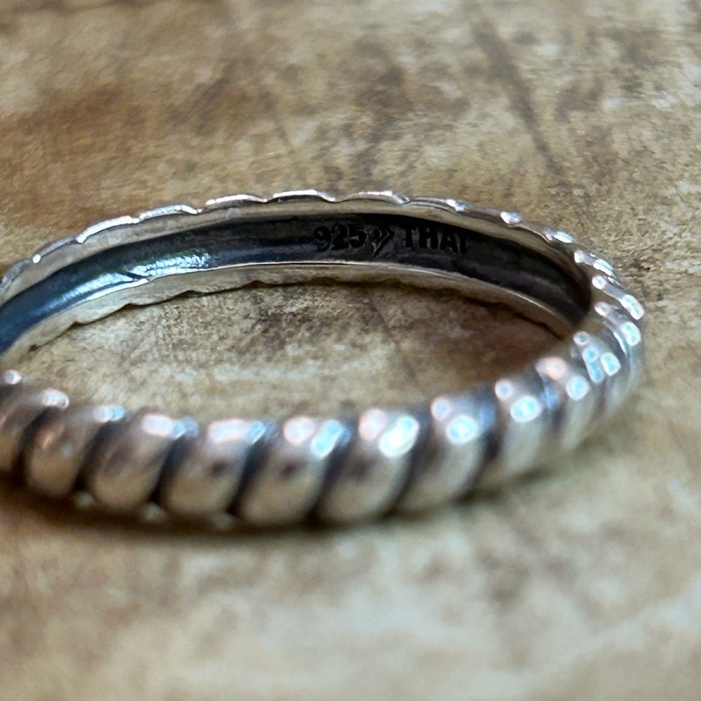 Silpada Rope Ring R2745 Size 7 - Picture 5 of 8